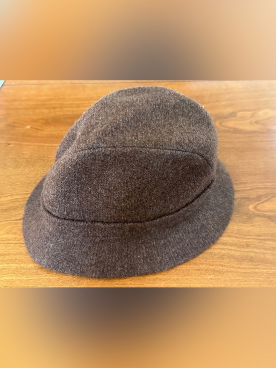 Vintage Kangol Design Brown Wool Bucket Hat Made in England Wool Felt
